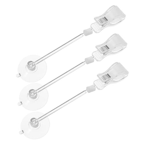Mikikit 3Stücke Aquarium Saugnapf Clips Teiliges für Pflanzen und Schläuche zu Installieren aus Robustem für Sicheren im Aquarienzubehör Mikikit 3Stücke Aquarium Saugnapf Clips Teiliges für Pflanzen und Schläuche zu Installieren aus Robustem für Sicheren im Aquarienzubehör von Mikikit