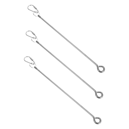 Mikikit 3Stücke Teiliges Papageien und Gemüse Spieße aus Sicherer Futterhalter für Fütterung von Wellensittichen und Anderen Kleinen Tieren von Mikikit