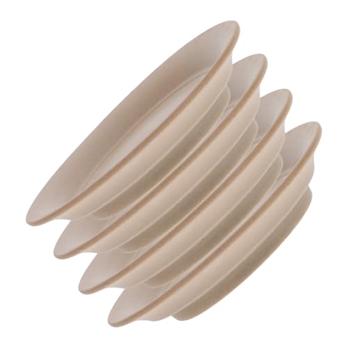 Mikikit 4 Stück Brasilianische Holzpalette Zimmerpflanzen Auffangschale Für Pflanzenwasser Topfschalen Für Pflanzen Blumentopf -untertassen Pflanzer Wasserschale Pflanzschale Keramik Brown von Mikikit