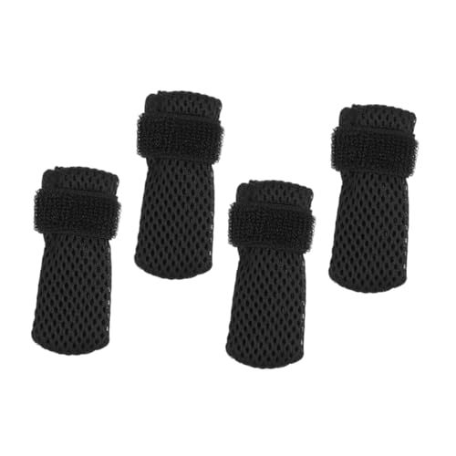Mikikit 4 Stück Kratzfeste Schuhe für Katzen Katzensocken für Katzen Katzentipps für Krallen Katzenschuhe Katzenstiefel Katzenhandschuhe gegen Kratzer Polyester Black Mikikit 4 Stück Kratzfeste Schuhe für Katzen Katzensocken für Katzen Katzentipps für Krallen Katzenschuhe Katzenstiefel Katzenhandschuhe gegen Kratzer Polyester Black von Mikikit