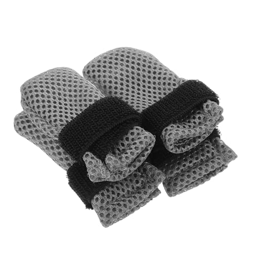 Mikikit 4 Stück Kratzfeste Schuhe für Katzen Klauenabdeckungen Handschuhe für Katzen Nagelkappen für Katzen socken für Katzen Kratzfest Fäustlinge für Katzen Polyester Grey Mikikit 4 Stück Kratzfeste Schuhe für Katzen Klauenabdeckungen Handschuhe für Katzen Nagelkappen für Katzen socken für Katzen Kratzfest Fäustlinge für Katzen Polyester Grey von Mikikit