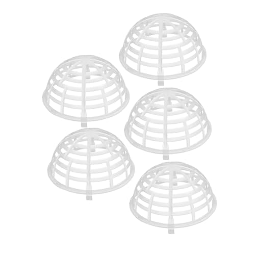 Mikikit 5 Stück Aufhängungskugel Für Wasserpflanzen Aquarienkugeln Tankzubehör Fester Ring Für Wasserpflanzen Mooshalter Für Aquarien Deko Kunstpflanze Transparent Kunststoffrohstoff von Mikikit