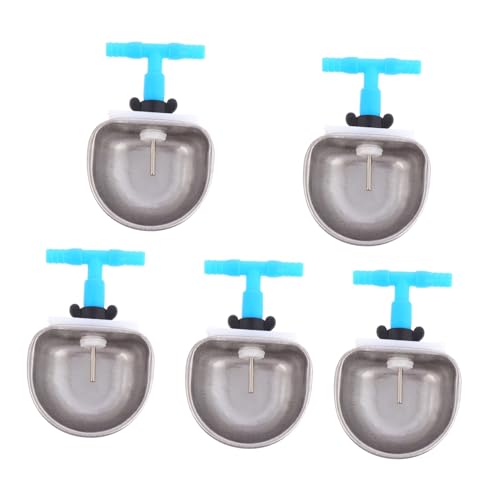 Mikikit 5 Stück Kaninchen-wasserbrunnen Meerschweinchen Wasserflasche Isolierte Wasserflasche Mit Futterspender Kaninchenwasserflasche Wasserdüse Für Haustierkisten Rostfreier Stahl Blue Mikikit 5 Stück Kaninchen-wasserbrunnen Meerschweinchen Wasserflasche Isolierte Wasserflasche Mit Futterspender Kaninchenwasserflasche Wasserdüse Für Haustierkisten Rostfreier Stahl Blue von Mikikit