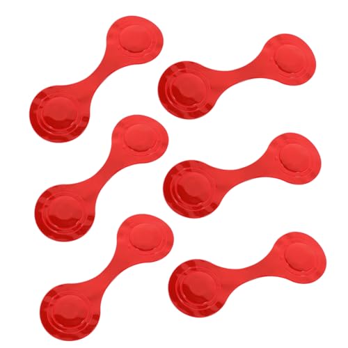 Mikikit 6stücke Reflektierende Warn Clips Für Schultaschen Magnetische Reflektoren Kleine Clips Aus Praktisches Warnzubehör Für Kleidung Und Hundegeschirre von Mikikit