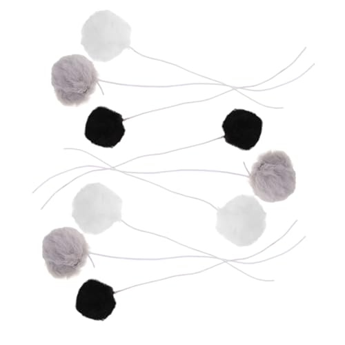 Mikikit 9 Stück Katzenkratzbaum-Plüschball Katze jagt Ball Haustierjagdspielzeug Katze necken Ball kleine Spielzeuge innen Kätzchen jagen Elastisches Seil Mikikit 9 Stück Katzenkratzbaum-Plüschball Katze jagt Ball Haustierjagdspielzeug Katze necken Ball kleine Spielzeuge innen Kätzchen jagen Elastisches Seil von Mikikit