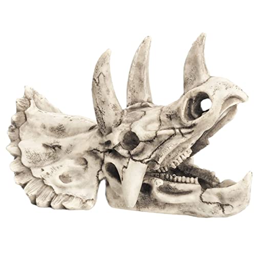 Mikikit Aquarium Skelett Dekoration Resin Unterwasserdekoration Für Aquarien Als Versteck Und Stilvolles Aquariumzubehör Für Fische Und Reptilien von Mikikit