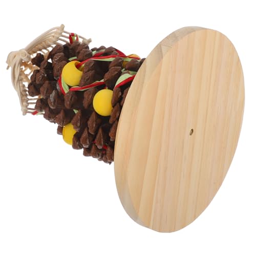 Mikikit Holz Vogel Spielzeug Für Papageien Sittich Zubehör Kauspielzeug Schredderspielzeug Für Kleine Mittlere Vögel Käfigleckerbissen Zahn Training Unzertrennlicher von Mikikit