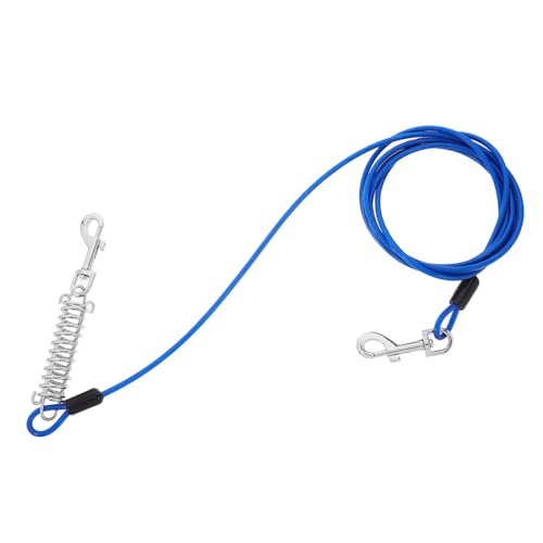 Mikikit Binden Sie Kabel Für Hunde Für Haustiere Tether Training Hundelauf -kabelhundkette Mit Drehhaken Für Gartengartenpark Camping Draußen Mikikit Binden Sie Kabel Für Hunde Für Haustiere Tether Training Hundelauf -kabelhundkette Mit Drehhaken Für Gartengartenpark Camping Draußen von Mikikit