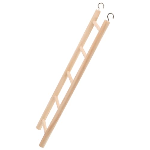 Mikikit Parrot Climbing Ladder Aus Holz Kletterspielzeug Für Vögel Für Wellensittiche Und Papageien Fördert Bewegung Und Spiel Sicher Und Gesund Für Haustiere von Mikikit
