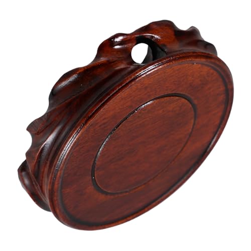 Mikikit Blumentopf-Aquarium Skulpturenständer Vase mit Holzsockel Ständer für Teekannen aus Holz runder Teekannenständer Vintage Vase aus Holz runder holzständer Brown Mikikit Blumentopf-Aquarium Skulpturenständer Vase mit Holzsockel Ständer für Teekannen aus Holz runder Teekannenständer Vintage Vase aus Holz runder holzständer Brown von Mikikit