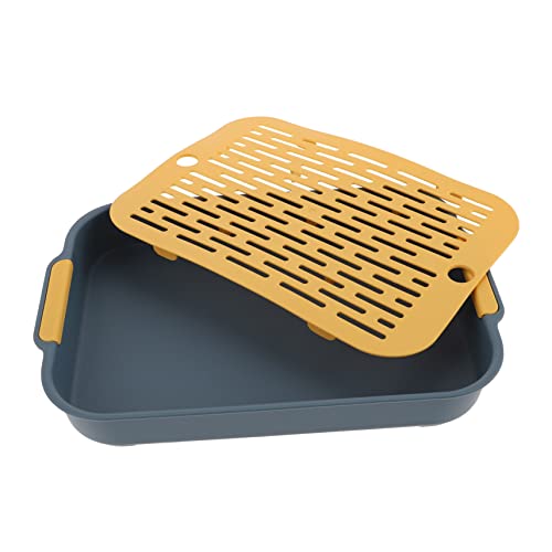 Mikikit Hamster Katzentoilette Hase Haustier Toilette Kotablage - Herbst Hase Töpfchen Toilette Mesh Filterung Basis Mikikit Hamster Katzentoilette Hase Haustier Toilette Kotablage - Herbst Hase Töpfchen Toilette Mesh Filterung Basis von Mikikit