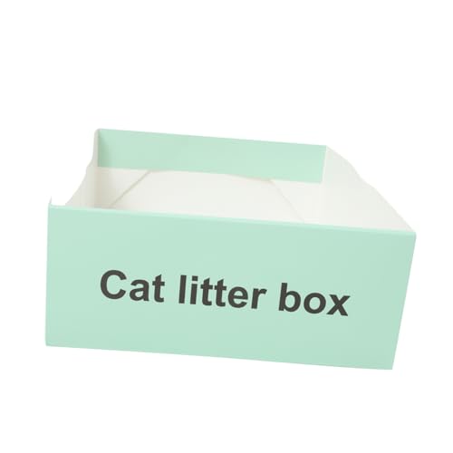 Mikikit Einweg Katzentoilette Faltbare Halbgeschlossene Katzentoilette für Drinnen und Draußen Verhindert Verschüttungen Langlebig und Robust für Kleine Haustiere Große Mikikit Einweg Katzentoilette Faltbare Halbgeschlossene Katzentoilette für Drinnen und Draußen Verhindert Verschüttungen Langlebig und Robust für Kleine Haustiere Große von Mikikit