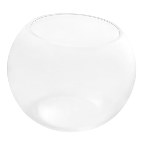 Mikikit Runde Glasvase Für Hydrokultur Transparentes Schreibtisch-Aquarium Glas-Aquarium Für Pflanzen Und Fische Rundes Fischglas Für Büro Und Zuhause Klarglas-pflanzschale Für Mikikit Runde Glasvase Für Hydrokultur Transparentes Schreibtisch-Aquarium Glas-Aquarium Für Pflanzen Und Fische Rundes Fischglas Für Büro Und Zuhause Klarglas-pflanzschale Für von Mikikit