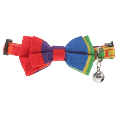 Mikikit Hundehalsband Mit Fliege Verstellbares Haustier Katzenhalsband Atmungsaktives Design Für Hauskatzen Und Kätzchen Für Alltag Partys Und Veranstaltungen von Mikikit