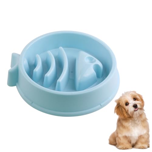 Mikikit Futterautomat für Haustiere Schüssel Fütterung Futterspender Slow-Feeder-Gerichte Welpe pet Supplies hundeartikel Dog Bowl Slow Feeder für Haustiere Anti-Choke-Napf für Haustiere von Mikikit