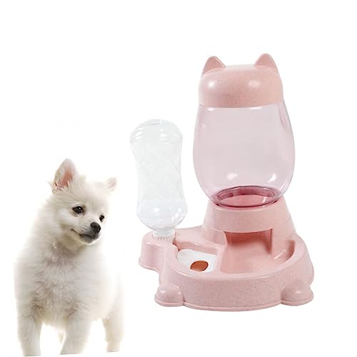 Mikikit Futterautomat für Haustiere Trinken Futterspender rostfrei Katzennapf Hallo Schüssel katzenfutter Wasserspender für Katzen Wasserspender für Hunde wasserspender für Haustiere Rosa Mikikit Futterautomat für Haustiere Trinken Futterspender rostfrei Katzennapf Hallo Schüssel katzenfutter Wasserspender für Katzen Wasserspender für Hunde wasserspender für Haustiere Rosa von Mikikit