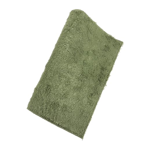 Mikikit Gefälschter Rasen Grasteppich Scoop Liner Moos Gefälschte Grasquadrate Reptil Wurf Turtle Panzerzubehör Gecko Teppichmatte Hellgrün Schwamm von Mikikit