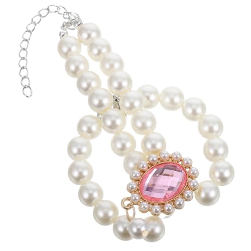 Mikikit Halskette mit Haustierperlen Hundehalsband Kleiner Kätzchenkragen Katzenhalsband-Anhänger Hundeschmuck für kleine Hunde kleine haustieranhänger Abs Rosa Mikikit Halskette mit Haustierperlen Hundehalsband Kleiner Kätzchenkragen Katzenhalsband-Anhänger Hundeschmuck für kleine Hunde kleine haustieranhänger Abs Rosa von Mikikit