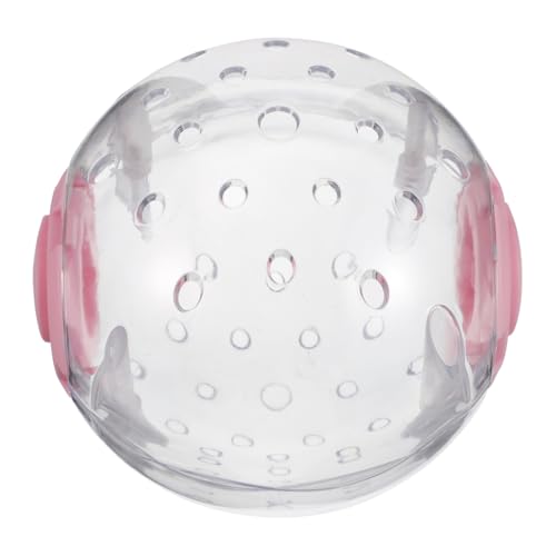 Mikikit Hamster Laufball Laufräder Für Hamster Laufrad Für Haustiere Hamster Läuft Bälle Ratten- Und Hamsterspielzeug Hamsterrad Stummes Hamsterrad Hamster Laufrad Rosa Plastik von Mikikit