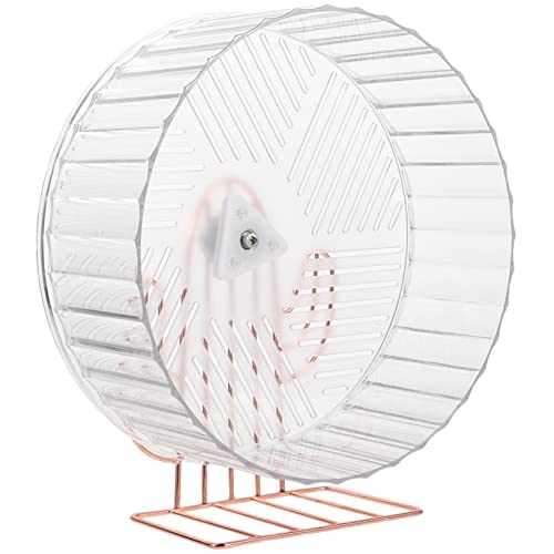 Mikikit Hamster Supply Großes Laufrad Für Eichhörnchen Silk Bear Stabiles Käfigrad Spielzeug Lustige Spielzeit Für Haustiere Zufällige Farbe von Mikikit