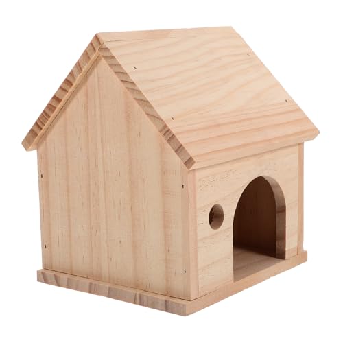 Mikikit Hamsterhaus hamsterzubehör holzhaus Hamster Holz Versteck Hamster Unterschlupf Hamster Versteck kleines Hamsterversteck Welpe Meerschweinchenhaus Meerschweinchen verstecken hölzern Mikikit Hamsterhaus hamsterzubehör holzhaus Hamster Holz Versteck Hamster Unterschlupf Hamster Versteck kleines Hamsterversteck Welpe Meerschweinchenhaus Meerschweinchen verstecken hölzern von Mikikit