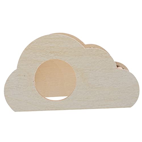 Mikikit Hamsternest Hamster hamsterspielzeug Hamster Kletterwand Käfige für Meerschweinchen Mäuse verstecken Trainingsleiter für Haustiere Versteck für kleine Haustiere hölzern von Mikikit