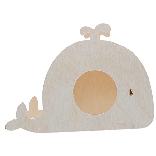 Mikikit Hamsternest Hamstersand Hamsterkäfig Versteck Natürliches Hamsterkäfigzubehör Hamsterkäfige Hamster brücke Hamster nagerhaus Kleintierleiter beißen- Nest hölzern von Mikikit