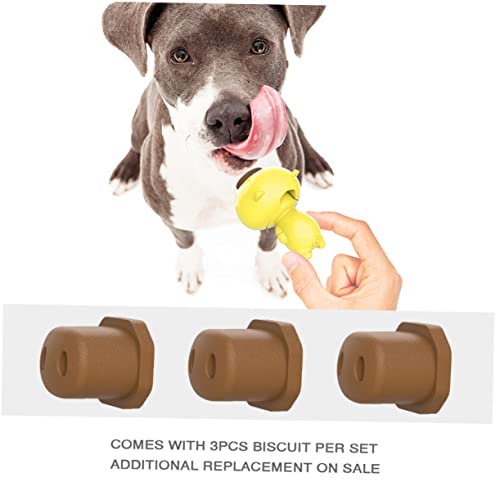 Mikikit Haustier Beißspielzeug interaktives knete hundewelpen lustig beissen kauen Backenzahnspielzeug für Hunde zum Zähneknirschen für Hunde Yellow Mikikit Haustier Beißspielzeug interaktives knete hundewelpen lustig beissen kauen Backenzahnspielzeug für Hunde zum Zähneknirschen für Hunde Yellow von Mikikit