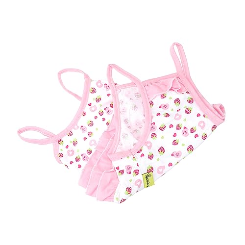Mikikit Haustier-Shirts Frühlingskleid Für Hunde Sommer Kleidung Rock Haustiere Hund Tutu Hund Hochzeitskleid Hundekleid Baumwolle Hundekostüme Haustierbedarf Rosa von Mikikit