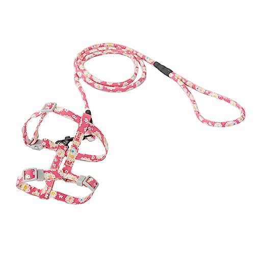 Mikikit Haustierbedarf Seil Hund kleines Haustier kleine hundegeschirre Welpe Hundeseil pet Supplies hundegurt Dog Toys Dog Collars brusttape Brustgurt für Haustiere Haustierkabelbaum von Mikikit