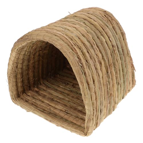 Mikikit Haustierbett aus Stroh coop für Heu klein gewebtes Nest Hamsterhaus Geflochtenes Hühnerstallnest Nest Legen Haustier schlafhaus Bett aus Strohgeflecht Green Mikikit Haustierbett aus Stroh coop für Heu klein gewebtes Nest Hamsterhaus Geflochtenes Hühnerstallnest Nest Legen Haustier schlafhaus Bett aus Strohgeflecht Green von Mikikit