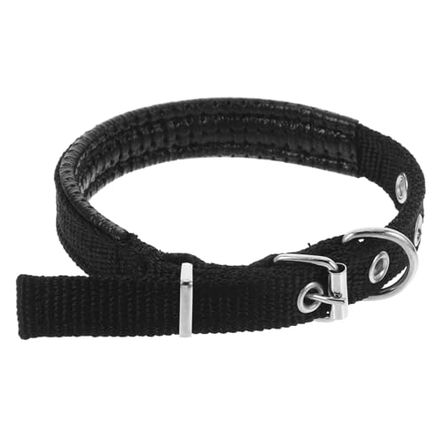 Mikikit Haustierhalsband Ersatz-hundehalsband Halsband Für Haustier Abriebfestes Katzenhalsband Polyesterhalsband Für Hunde Hundehalsdekor Kätzchenkragen Black Schaum von Mikikit