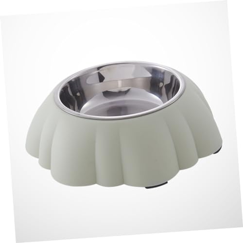 Mikikit Haustiernapf Welpe Futterautomat für Haustiere Futterspender Katzenfutter Futternäpfe für Katzen edelstahlschüsseln pet Supplies Hundeschüssel Futternapf für Haustiere Light Green von Mikikit