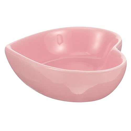 Mikikit Herzförmiger Hamsternapf aus Keramik Wassernapf für Kleintiere rutschfest Kompakte für Hamster Meerschweinchen Reinigen Perfektes Mikikit Herzförmiger Hamsternapf aus Keramik Wassernapf für Kleintiere rutschfest Kompakte für Hamster Meerschweinchen Reinigen Perfektes von Mikikit