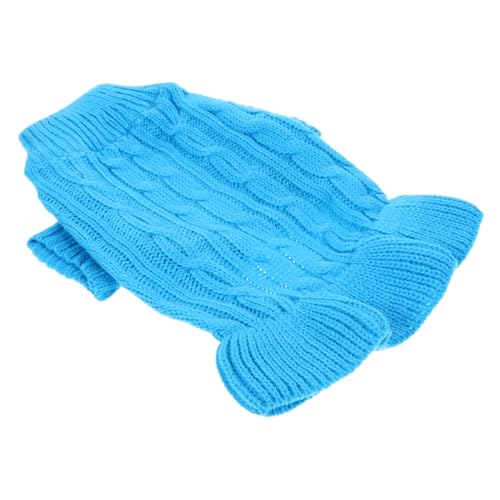Mikikit Hochwertiger Atmungsaktiver Haustier Pullover mit Hohem Kragen und Warm für Kleine Hunde und Katzen Hautfreundliches Material Winterkleidung für Outdoor von Mikikit