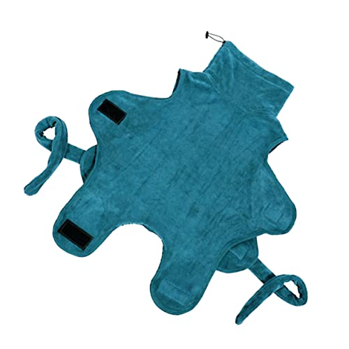 Mikikit Hund Bademantel Trockenmantel für Hunde Bademantel für Hunde Haustier Bademantel Hund für großen Hund Hundebademantel Haustier schnell trocknender Bademantel Hunde-Pyjama Green von Mikikit