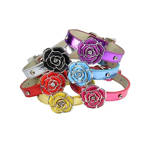 Mikikit Hund Halskette Normale Haustier Katzenhalsband Mittel Halsband Für Welpen Name Blumen Hundehalsband Dekorationen Für Hunde Tierhalsband Katzenkette Stichworte Rosa Mikikit Hund Halskette Normale Haustier Katzenhalsband Mittel Halsband Für Welpen Name Blumen Hundehalsband Dekorationen Für Hunde Tierhalsband Katzenkette Stichworte Rosa von Mikikit