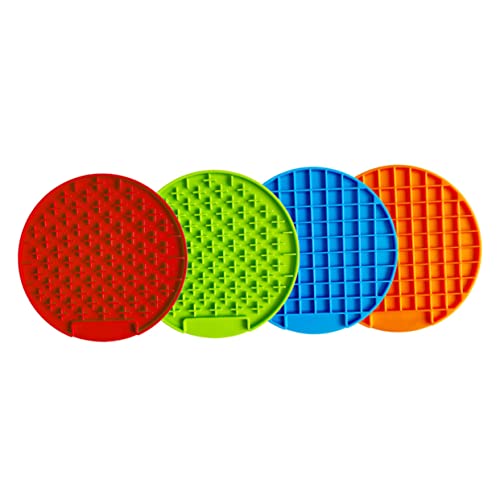 Mikikit Hund frisst langsam Matte Haustier Welpe Essen Fütterung pet Food Container Orange von Mikikit