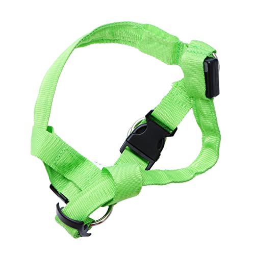 Mikikit Hundegeschirr Led Erweiterbarer Hund Ausbildung Weste Gürtel Mittel Geführter Hund Für Hunde Hundeleine Führen Haustierbedarf Kragen Kabelhund Ziehen Haustierkabelbaum Green von Mikikit