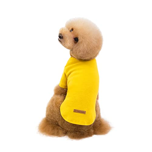 Mikikit Hundekleidung Hemd Pyjama Hunde-Outfit Baumwolle Yellow Mikikit Hundekleidung Hemd Pyjama Hunde-Outfit Baumwolle Yellow von Mikikit