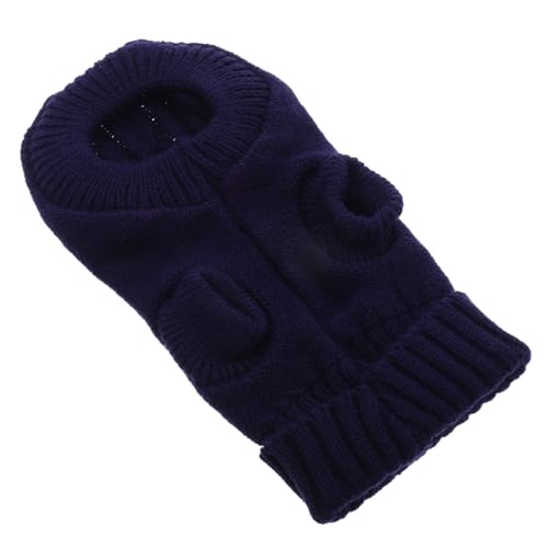 Mikikit Hundepullover Haustier-Outfits Für Den Urlaub Rollkragenpullover Für Hunde Hunde-Sweatshirts Hundebekleidung Katzenpullover Winterkleidung Für Katzen Garn von Mikikit