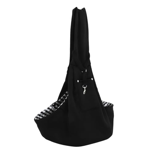 Mikikit Hundetragetasche für Katzen und Atmungsaktive Umhängetasche mit Verstellbarem Schultergurt für Outdoor Aktivitäten und Reisen Ergonomisches Design von Mikikit