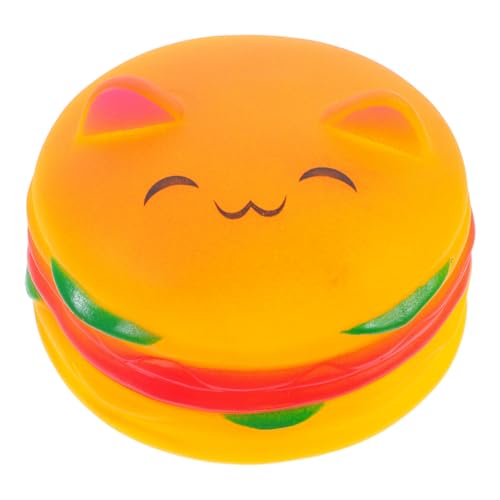 Mikikit Hundetraining Zubehör Quietschspielzeug Hundezahnbürste Plüsch Burger Quietschende Hamburgerspielzeug Hundespielzeug zur Zahnreinigung Toy Burger Vinyl Yellow Mikikit Hundetraining Zubehör Quietschspielzeug Hundezahnbürste Plüsch Burger Quietschende Hamburgerspielzeug Hundespielzeug zur Zahnreinigung Toy Burger Vinyl Yellow von Mikikit