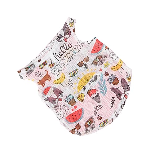 Mikikit Hundeweste Kleidung Cool Kühlung Welpe theke Outdoor hundekennel hundestriegel hundeklo katzenjammer hundeleinen katzenklomatten hundekette katzensauger Haustierbaumwollweste Weiß von Mikikit