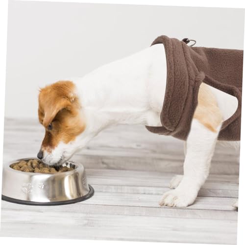 Mikikit Hundeweste aus Weichem Fleece Warme Bequeme Haustierweste für Kleine und Mittelgroße Hunde D Ring für Leinenbefestigung Modisch und Langlebig für Kalte Tage von Mikikit