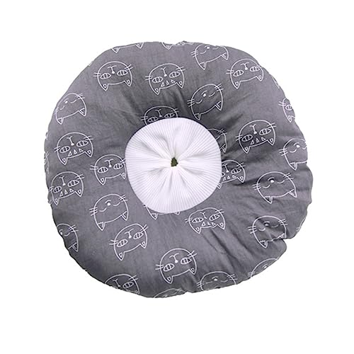Mikikit Katzenhalsband Luft Genesungshalsbänder Für Katzenzapfen Katzenhalskegel Schild Erholung - Kragen Katze Elisabethanischer Kragen Elisabethanisches Haustierhalsband Grey von Mikikit