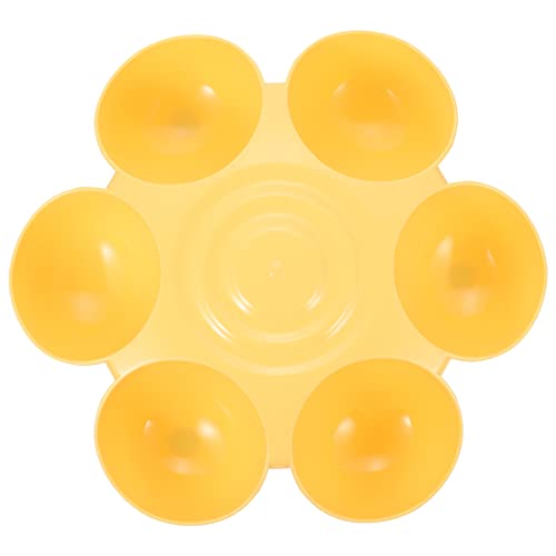 Mikikit Futternapf für Haustiere für Leckerlis für Welpen Dekorative Blumenform Mehrere Fächer für Hunde und Katzen Mikikit Futternapf für Haustiere für Leckerlis für Welpen Dekorative Blumenform Mehrere Fächer für Hunde und Katzen von Mikikit
