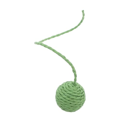 Mikikit Katzenspielzeugball mit Kratzbaum Interaktives Katzenspielzeug für Katzen Ersatzstange und Schwanzpapierseilball für Optimale Unterhaltung und von Mikikit