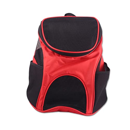 Mikikit Katzentragetasche Für Hunde Haustiertasche Hundehütte Katzenkäfig Rot Mikikit Katzentragetasche Für Hunde Haustiertasche Hundehütte Katzenkäfig Rot von Mikikit