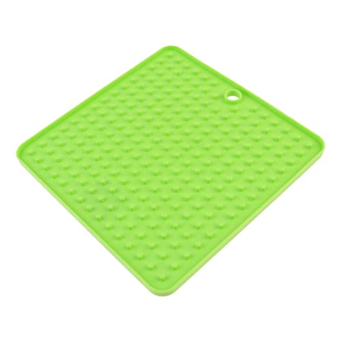 Mikikit Kissenfutterautomat Für Haustiere Essen Hund Lecken Plaudern Welpe Pet Feeder Leckmatte Für Haustiere Green von Mikikit